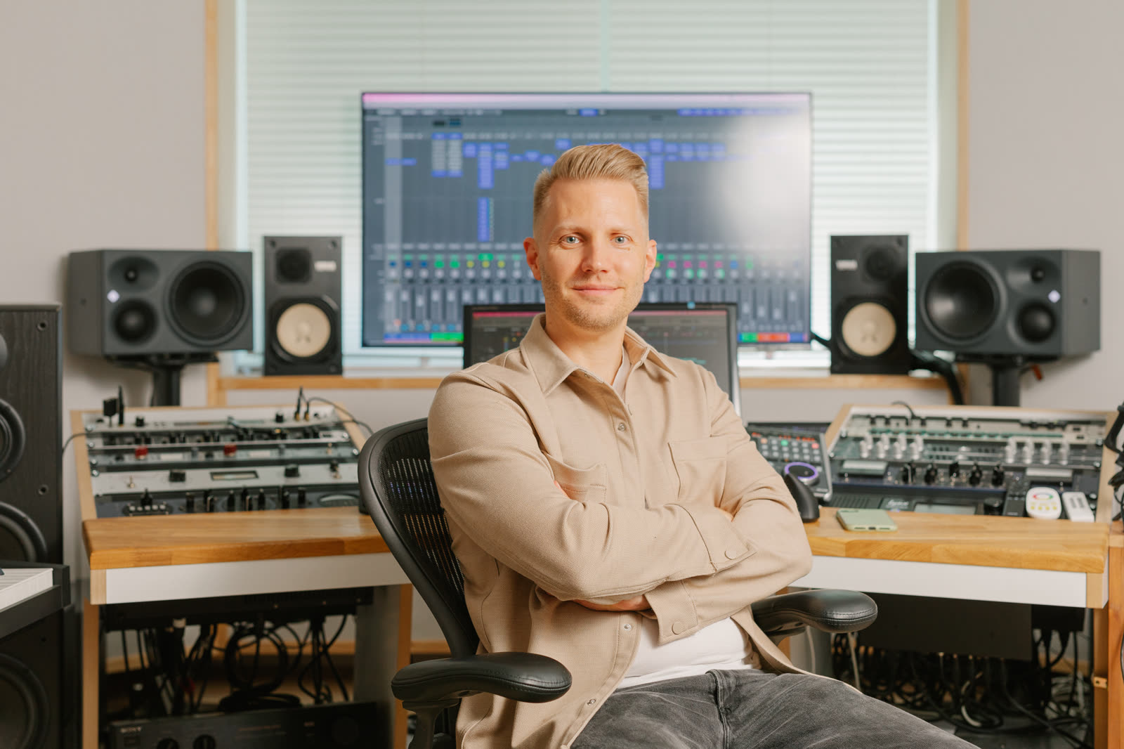 Chris Lass im Studio
